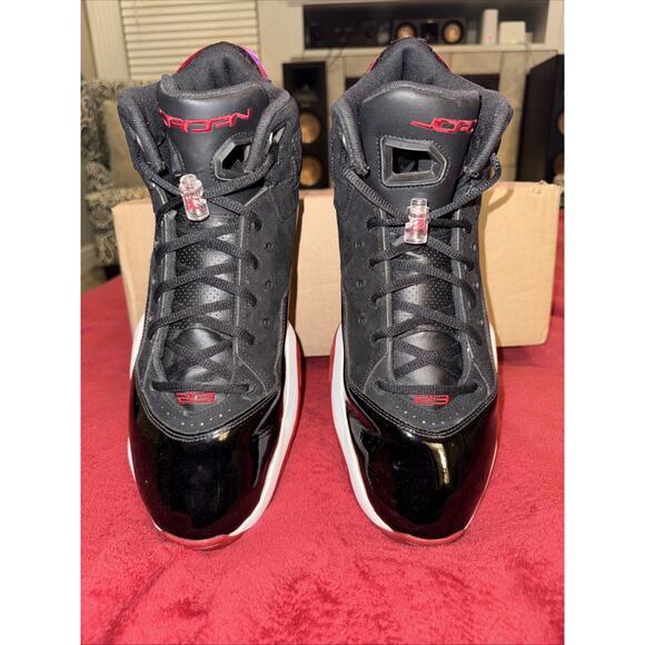 Nike Air Jordan B\'Loyal Bred Basketball Shoes Black Gym Red Size 13 315317-026 main image 3